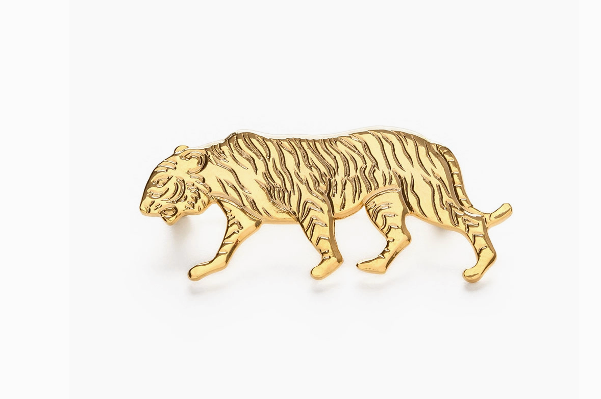 Tiger Brooch