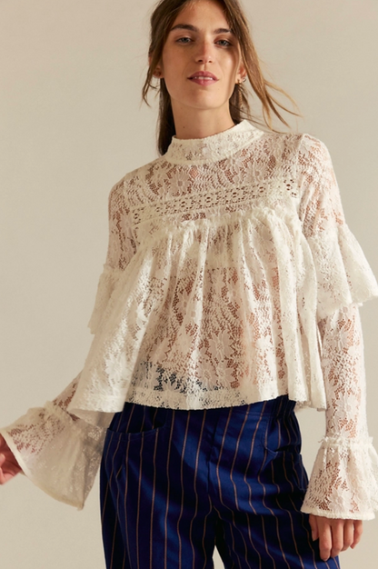 Lilabeth Lace Top