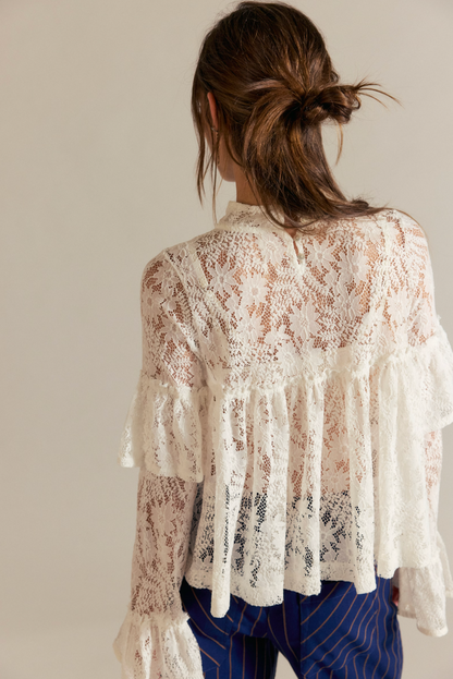 Lilabeth Lace Top