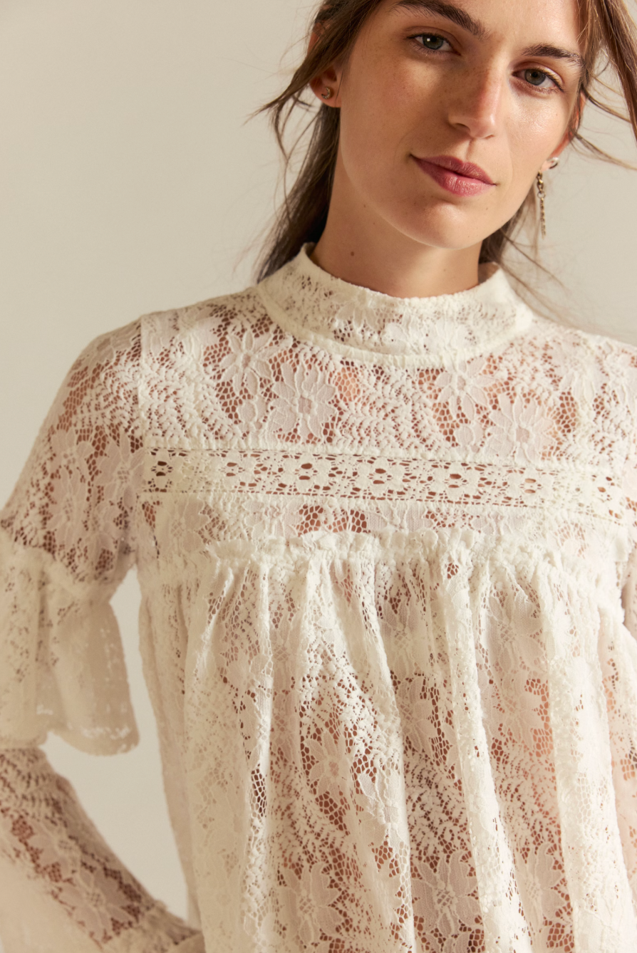 Lilabeth Lace Top