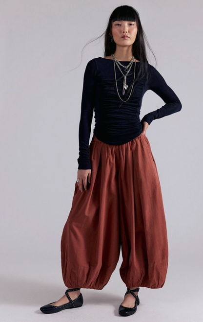 Moonflower Solid Balloon Pants