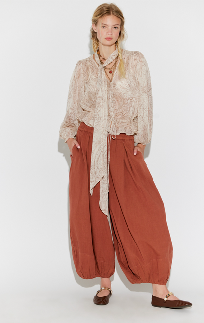 Moonflower Solid Balloon Pants