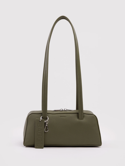 Baggu Small Recycled Leather Bowler Bag