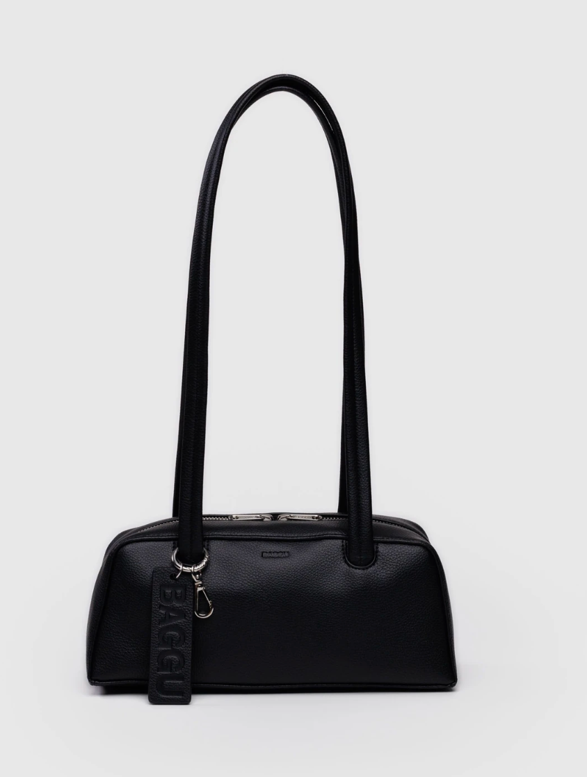 Baggu Small Recycled Leather Bowler Bag