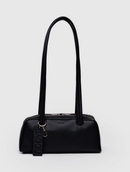 Baggu Small Recycled Leather Bowler Bag