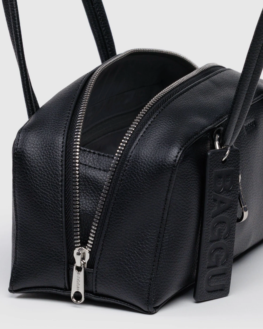 Baggu Small Recycled Leather Bowler Bag