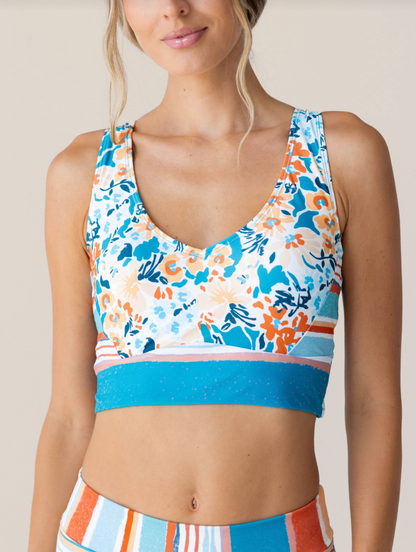 Underwire V-neck Crop Top