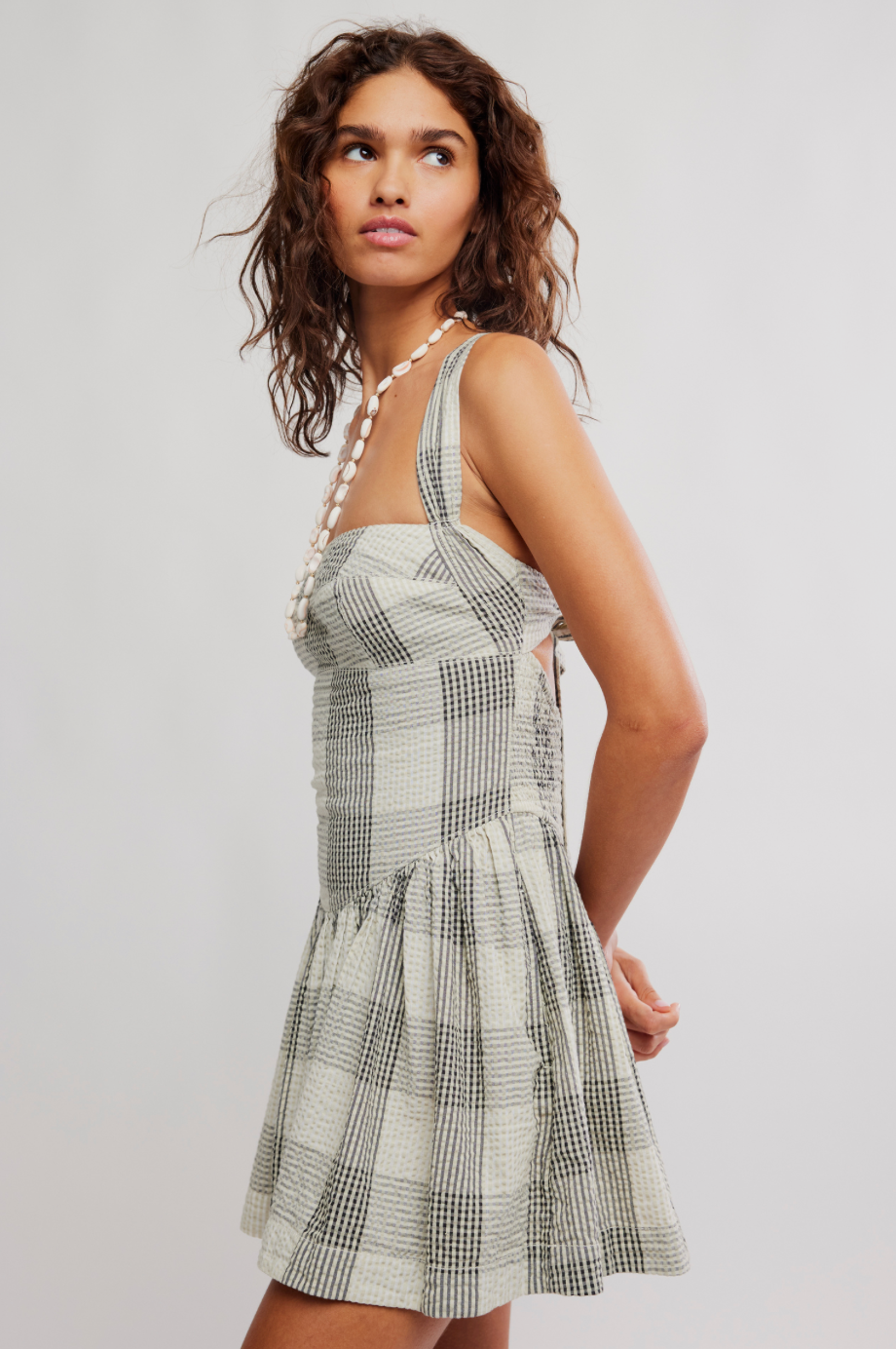Laurel Plaid Mini Dress