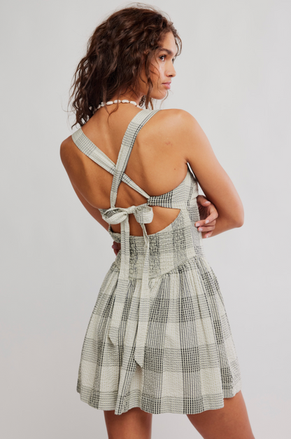 Laurel Plaid Mini Dress
