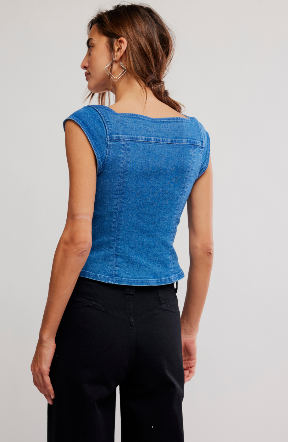 Marilyn Denim Corset