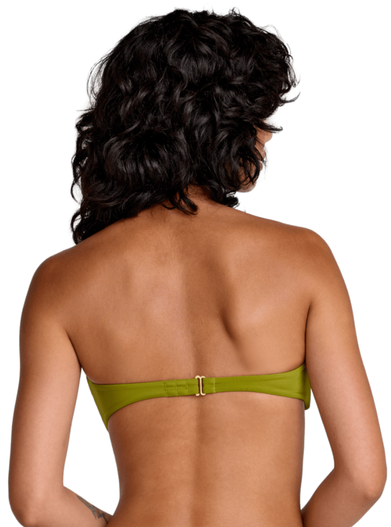 Solid Halter Bandeau Top