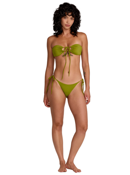 Solid Halter Bandeau Top