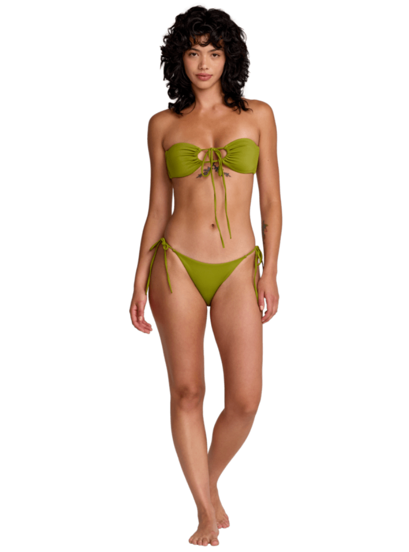 Solid Skimpy Tie Bikini Bottoms