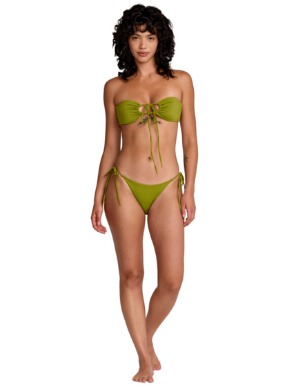 Solid Skimpy Tie Bikini Bottoms