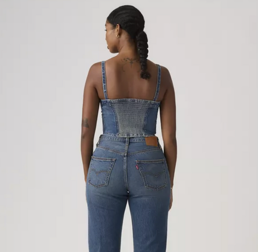 Denim Tube Top