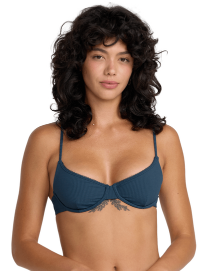 Flat Rib 90s Underwire Top