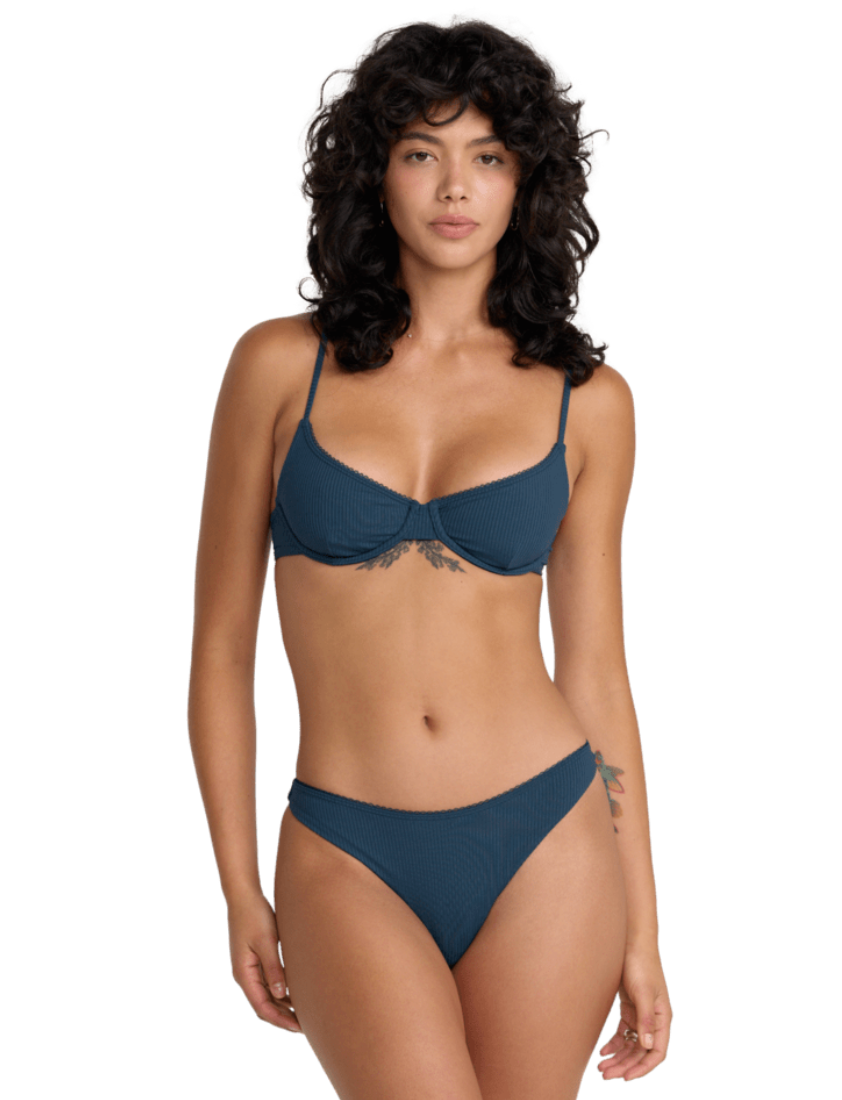 Flat Rib 90s Underwire Top
