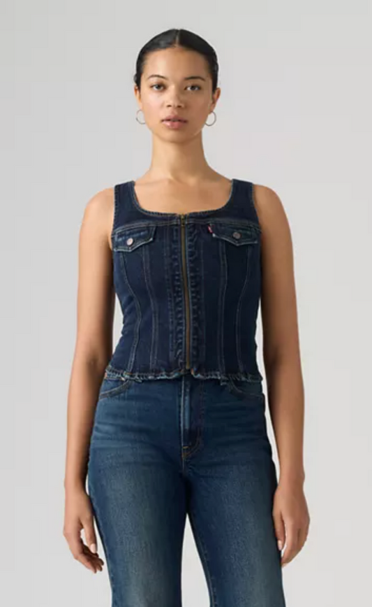 Vintage Zip Vest