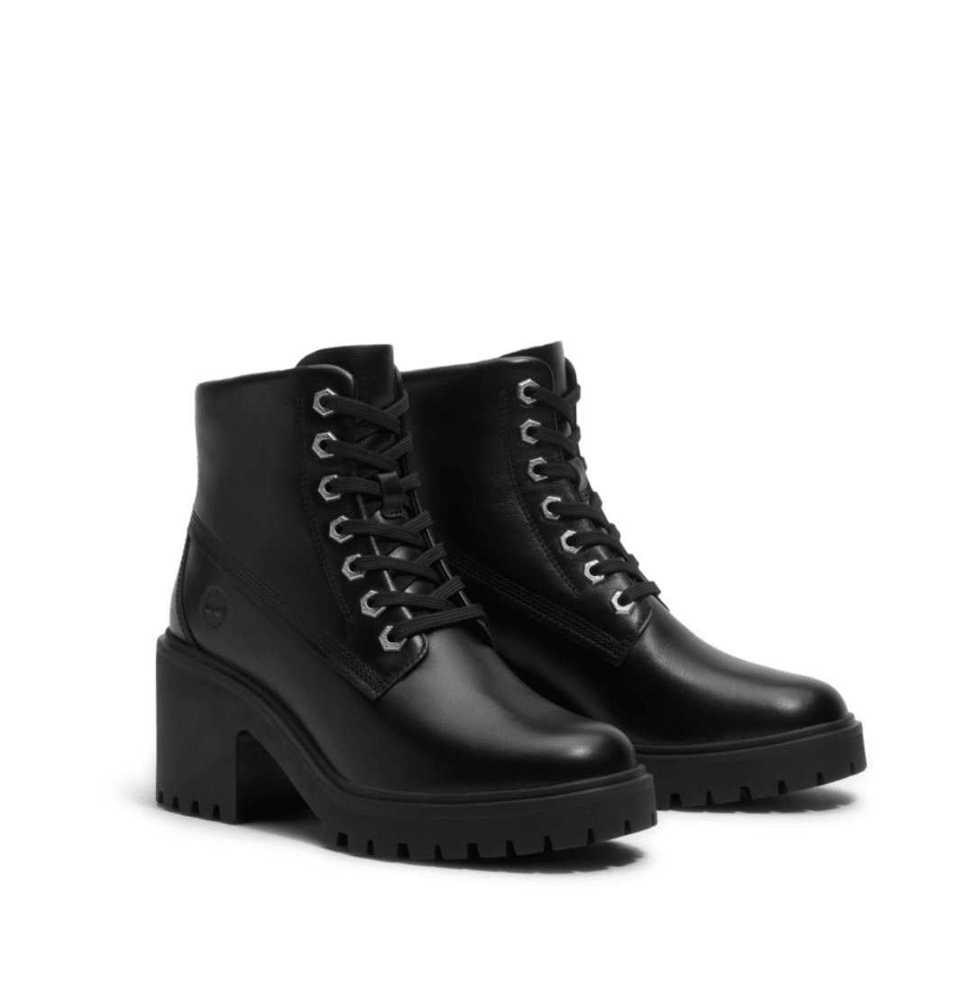 Stone Heights Lace Up Heeled Boots