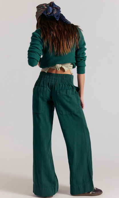 Breezy Denim Pull on Pants