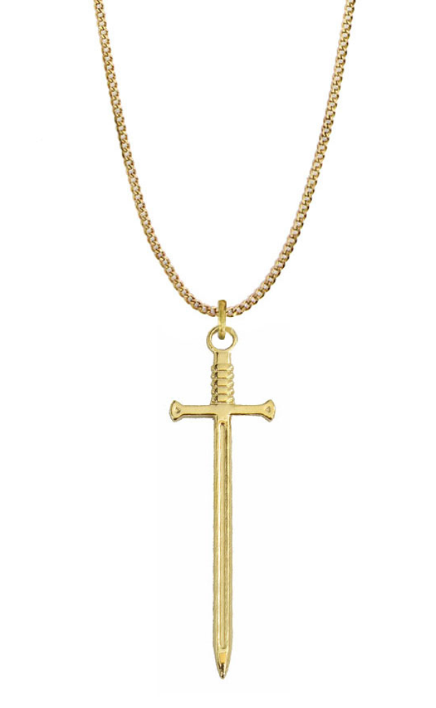 Golden Sword Pendant