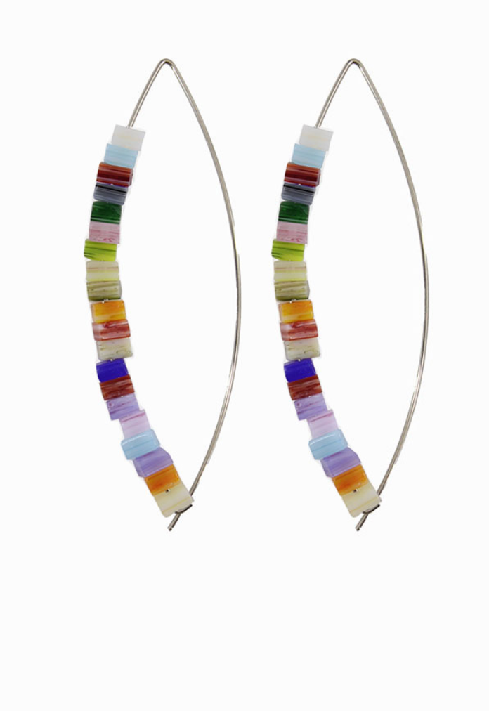 Glass Stacks Earrings