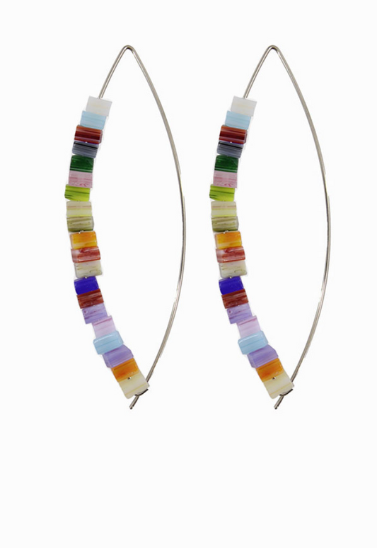Glass Stacks Earrings