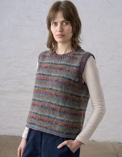 Heather Hand Knitted Vest