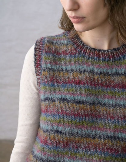 Heather Hand Knitted Vest