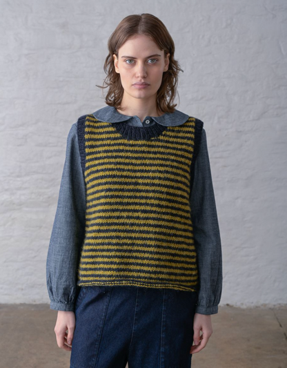 Heather Hand Knitted Vest