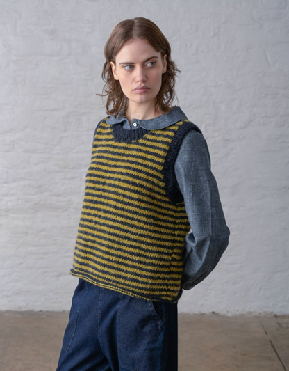 Heather Hand Knitted Vest