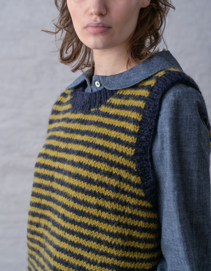 Heather Hand Knitted Vest