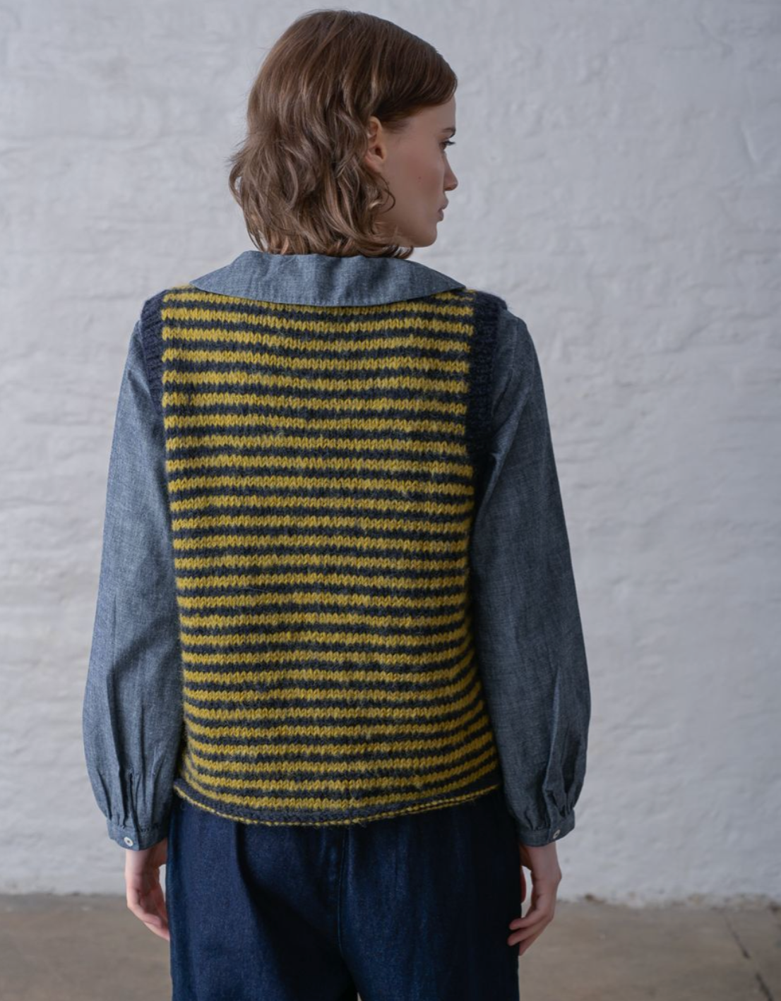Heather Hand Knitted Vest