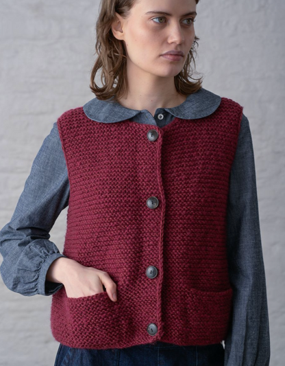 Elaine Hand Knitted Vest