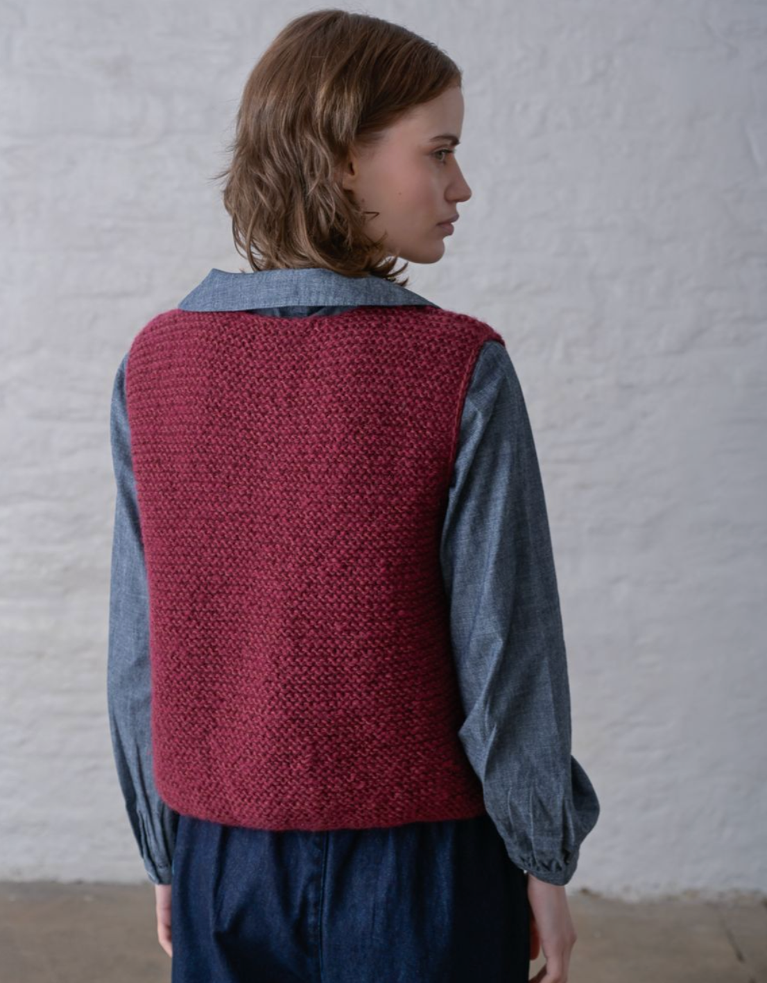 Elaine Hand Knitted Vest