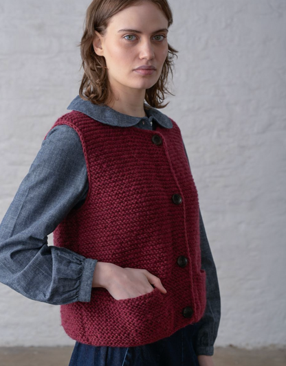 Elaine Hand Knitted Vest