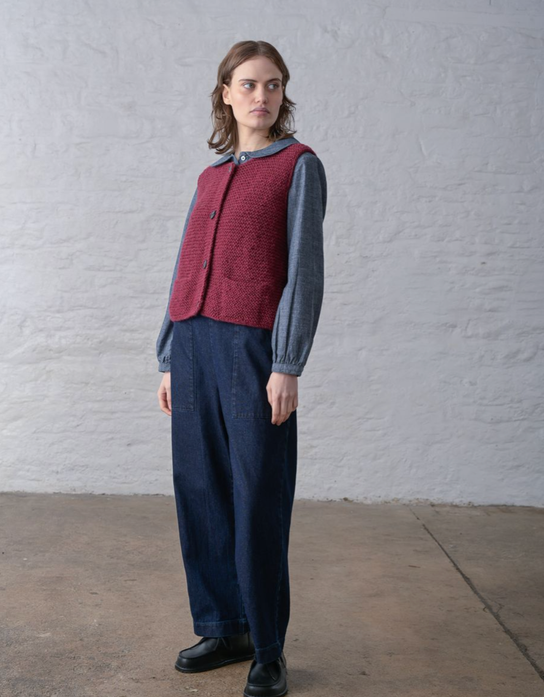 Elaine Hand Knitted Vest