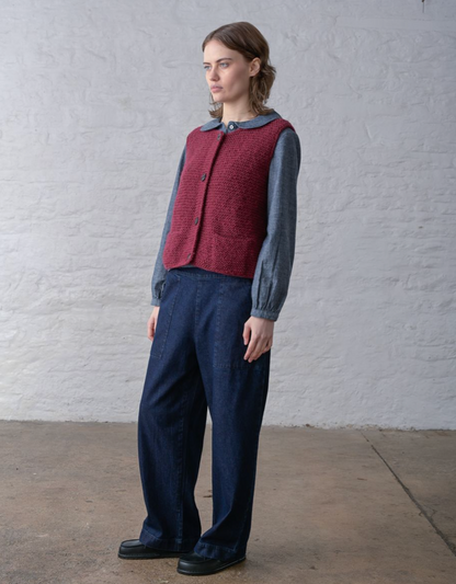 Elaine Hand Knitted Vest