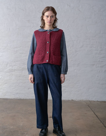 Elaine Hand Knitted Vest