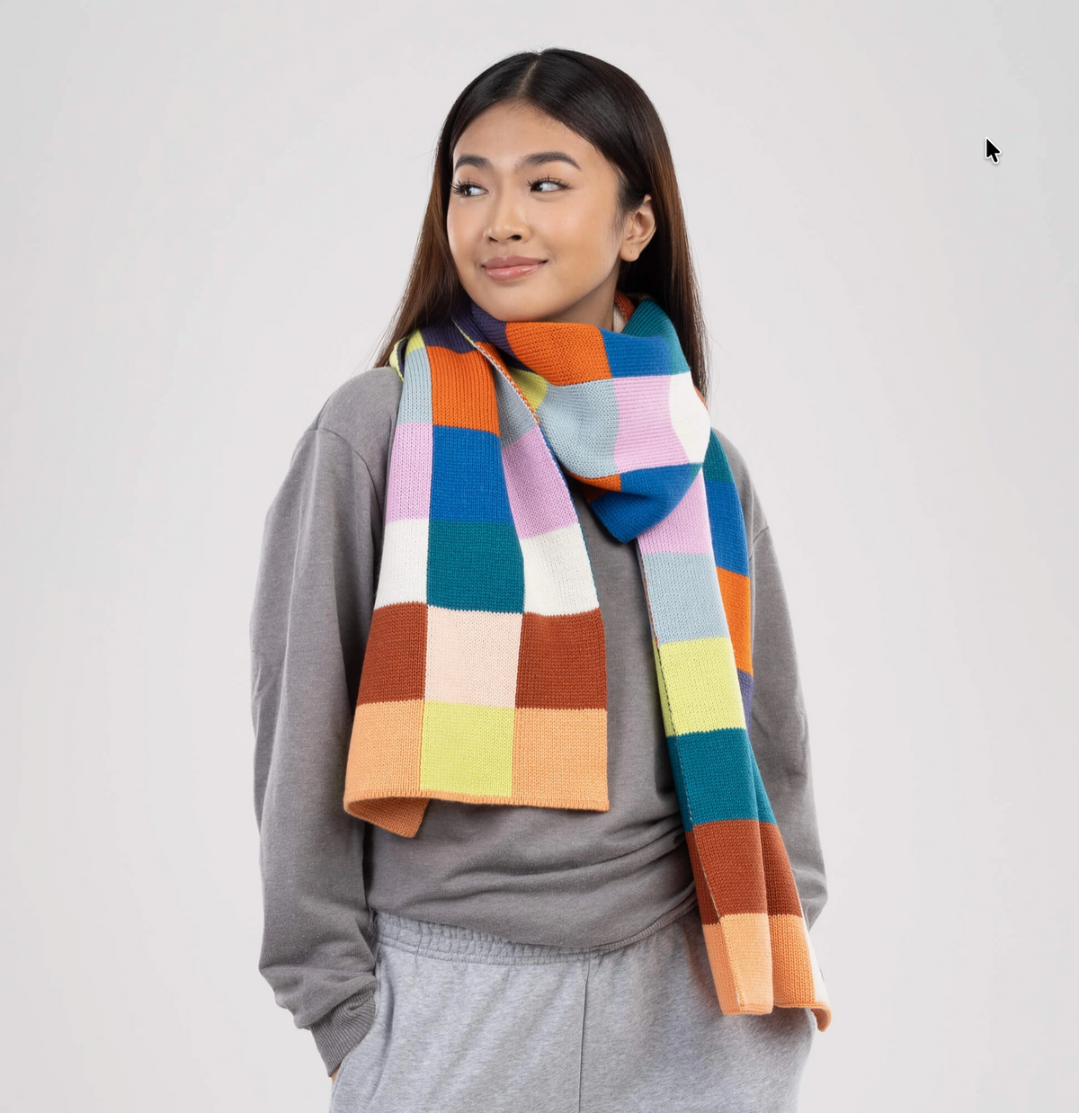 Color Patch Big scarf