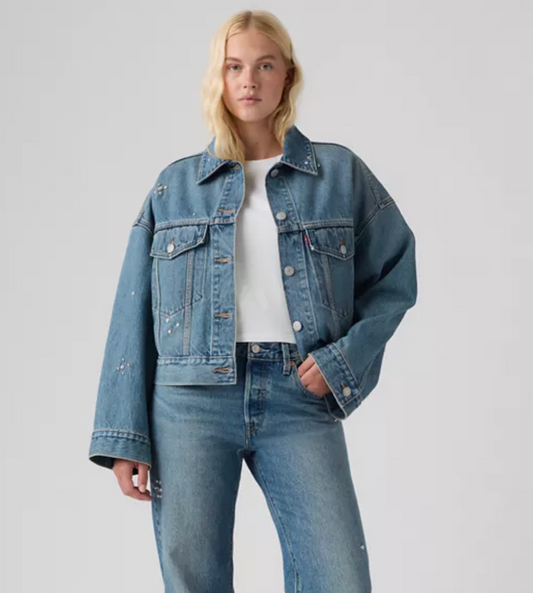 Levi's Loose Crop Trucker Jacket