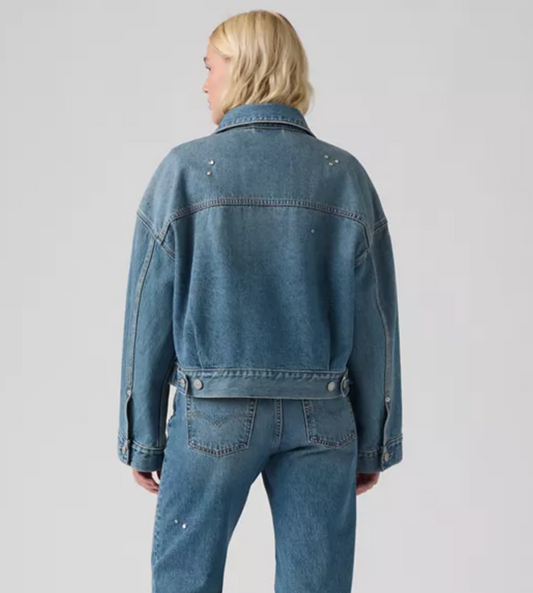 Levi's Loose Crop Trucker Jacket