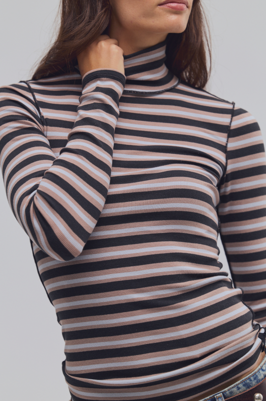 Good Good Stripe Turtleneck