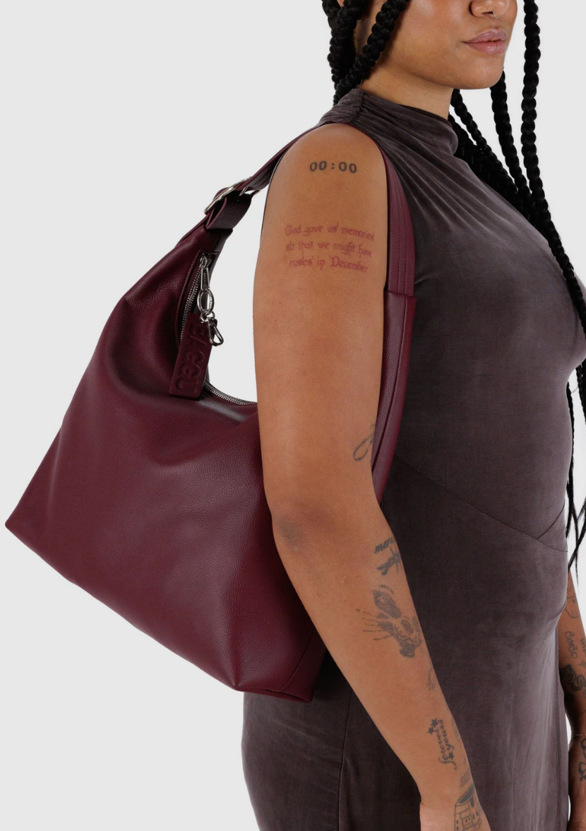 Recycled Leather Shoulder Bag