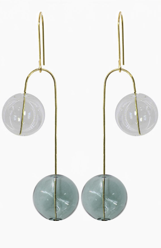 Glass Balance Earrings