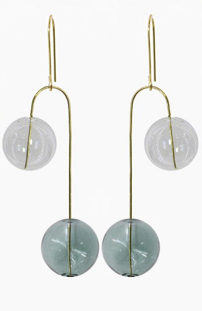 Glass Balance Earrings