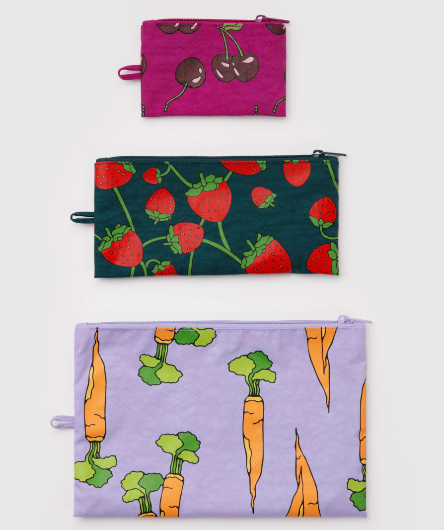 Baggu Flat Pouch Set*