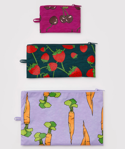 Baggu Flat Pouch Set*