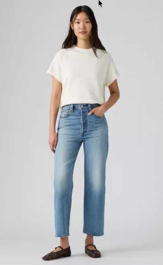 Levi's Ribcage Straight Ankle Jeans-Rigid Fit*