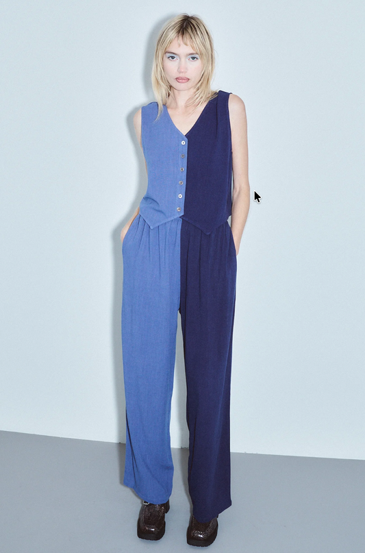 Soft Linen Wide Leg Pant